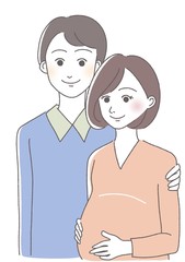 夫婦　カップル　妊娠