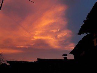 Cielo rojo