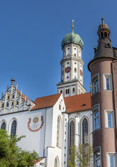 Fototapeta na wymiar Augsburg Altstadt Bayern Reise Stadtrundgang Innenstadt