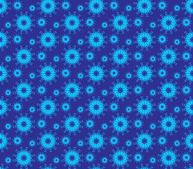 seamless abstract flower pattern vector background