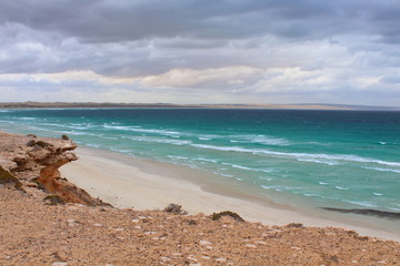 Fototapeta na wymiar Beach in Coffin Bay National Park, South Australia