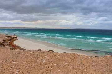 Fototapeta na wymiar Beach in Coffin Bay National Park, South Australia