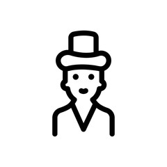 Magician Line Icon