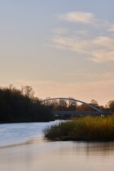 Bridge over river Gauja in Adazi,Latvia