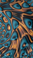 Ornate colourful 3D background