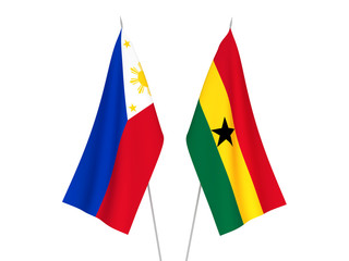 Philippines and Ghana flags