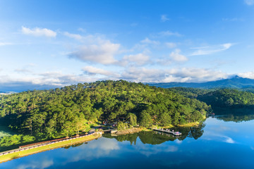  Love valley in Dalat Vietnam is one of the most romantic sites of Dalat city, with many deep valleys and endless pine forests.