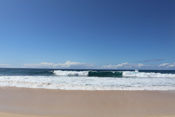 The Banzai Pipeline surf reef break located in Hawaii at Ehukai Beach Park in Pupukea on Oahu North Shore