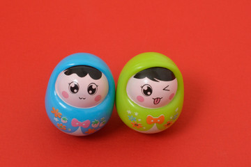 little smiling dolls tumbler, toy for babies and toddlers education