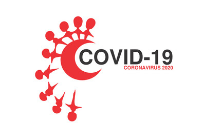 Covid-19 simulacion de personas en virus