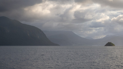 Naklejka na ściany i meble Norway's fjords