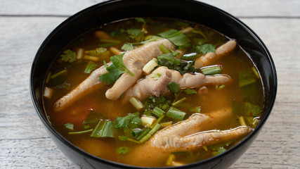 Thai Spicy Soup Mixed Dishes 