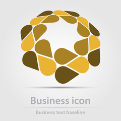 Originally created color business icon