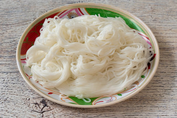 Thai Style Sticky Rice, Plain Rice and Rice Noodles