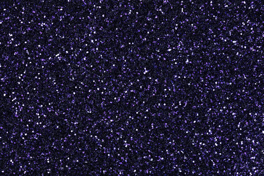 Dark Blue Glitter Texture, Holiday Background For Your Unique Design.