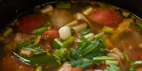 Chicken Foot Hot Soup - Thai Food 