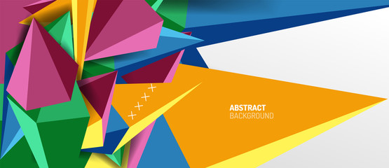 Trendy simple triangle abstract background, dynamic motion concept. Vector Illustration For Wallpaper, Banner, Background, Card, Book Illustration, landing page