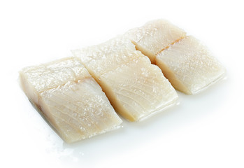 fillet herring isolated white background 2