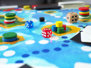 board game play table top abstract strategy fun business plan design selected focus