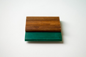 screen printing equipments on white background.