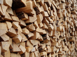 firewood oak background