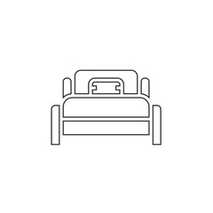 bed icon vector illustration design
