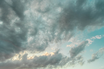 Fototapeta na wymiar clouds in the sky texture