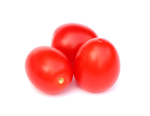 Organic, raw vegetables isolated.Tomatoes isolated on a white background.