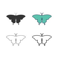 butterfly icon vector illustration design