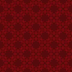 seamless monochrome pattern of Burgundy. maroon background with red ornate ornaments. gradient pattern with transitions from light red to dark. symmetry.
