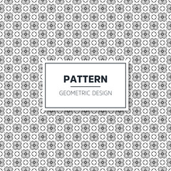 Seamless geometric pattern in op art design