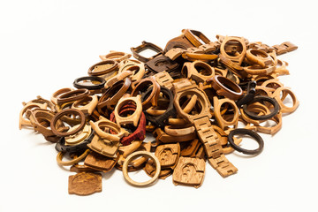 Wooden watches components
