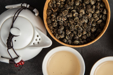 Still life image of Chinese Traditional culture of Traditional Tea Ceremony Utensils, Chinese Teacup