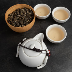 Still life image of Chinese Traditional culture of Traditional Tea Ceremony Utensils, Chinese Teacup