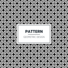 Seamless geometric pattern in op art design