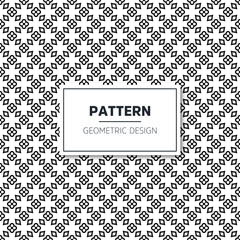 Seamless geometric pattern in op art design