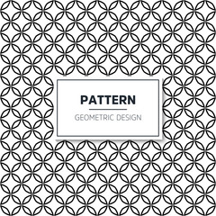 Seamless geometric pattern in op art design