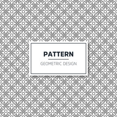 Seamless geometric pattern in op art design