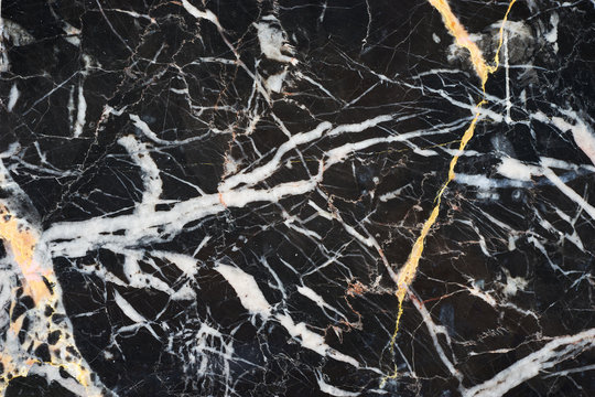 black and gold texture patterned marble stone background