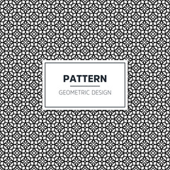 Seamless geometric pattern in op art design