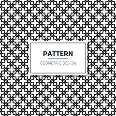 Seamless geometric pattern in op art design