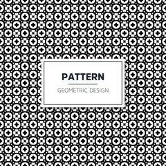 Seamless geometric pattern in op art design