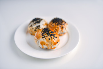 Chinese red bean paste cakes