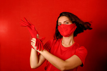 Joke masks from the coronavirus