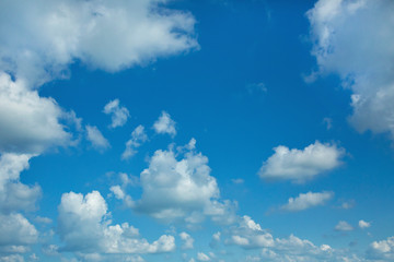 Obraz na płótnie Canvas Blue Swedish Sky With Clouds