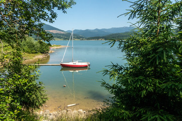 Beautiful view of Colibita Lake - Bistrita Nasaud County, Romania
