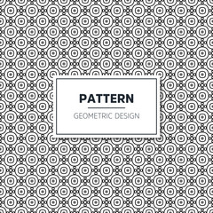 Seamless geometric pattern in op art design