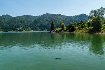 Beautiful view of Colibita Lake - Bistrita Nasaud County, Romania