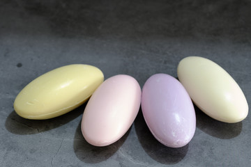 Display of Various color of Round Bath Balls