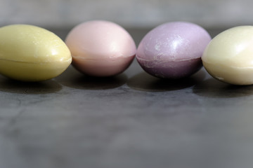 Display of Various color of Round Bath Balls